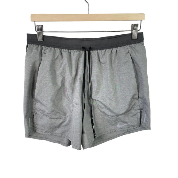 Nike Shorts Nike Mens Medium Gray Flex Stride 5 Brief Lined Running